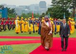 الرئيس الكوري يستقبل ولي العهد بمراسم استقبال رسمية