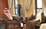 أمير مكة بالإنابة يلتقي سعد الميموني محافظ الطائف