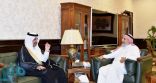 معالي مدير جامعة أم القرى يستقبل محافظ الجموم