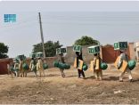 مركز الملك سلمان للإغاثة يوزع 650 حقيبة إيوائية في منطقتي فهياري وليّه في باكستان
