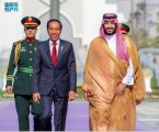 سمو ولي العهد يستقبل رئيس جمهورية إندونيسيا ويعقدان جلسة مباحثات رسمية ويشهدان مراسم توقيع عدد من الاتفاقيات والمذكرات الثنائية بين البلدين