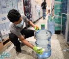 محال تعبئة مياه الشرب بجدة ملتزمة بتطبيق الإجراءات الاحترازية من فيروس كورونا
