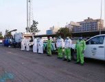 إزالة 15 حظيرة لبيع حليب الإبل على الطرقات العامة في جدة