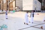 ساحات المسجد الحرام تنظم دخول المعتمرين والمصلين عبر (١٥) مسارًا