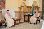 سمو نائب أمير مكة يستقبل رئيس جامعة جدة