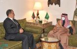وزير الخارجية يتلقي نظيريه الموريتاني والتونسي