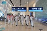 وزير النقل يتفقد مطاري الرياض وجدة ‎استعداداً لعودة الرحلات الدولية