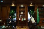 الجبير يستقبل وزير خارجية بريطانيا
