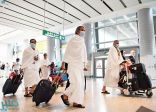 وصول أولى رحلات ضيوف الرحمن إلى مطار الملك عبدالعزيز قادمين من الرياض