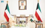 الأمير محمد بن سلمان يبعث رسالة خطية لولي عهد الكويت