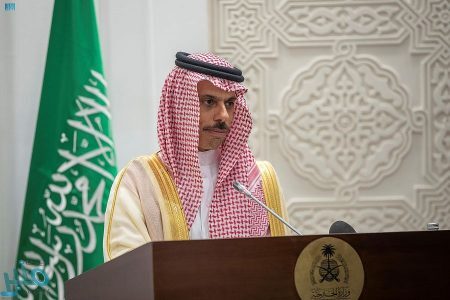 سمو وزير الخارجية يتلقى اتصالًا هاتفيًا من وزير خارجية سوريا