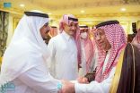 أبناء الأمير عبدالرحمن بن عبدالعزيز يستقبلون المعزين في وفاة أخيهم