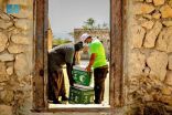 مركز الملك سلمان للإغاثة يوزع أكثر من 100 طن من السلال الغذائية في محافظة سقطرى