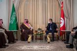 الأمير عبدالعزيز بن سعود يصل تونس في زيارة رسمية