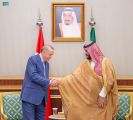 ولي العهد ورئيس جمهورية تركيا يعقدان اجتماعًا بقصر السلام في جدة