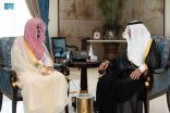 أمير مكة يستقبل رئيس محكمة الأحوال الشخصية ورئيس مجلس إدارة الغرفة التجارية الصناعية بجدة