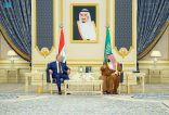 ولي العهد ورئيس الوزراء العراقي يستعرضان العلاقات الثنائية بين البلدين ومجالات التعاون المشترك