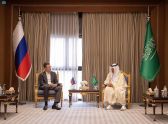 وزير الطاقة يجتمع مع نائب رئيس مجلس الوزراء الروسي في الرياض