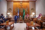 ولي العهد يستقبل رئيس الصومال .. ويستعرضان أوجه العلاقات الثنائية بين البلدين