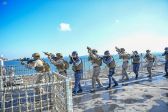 القوات البحرية تختتم مشاركتها في تمرين «جسر 23» في البحرين