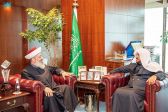 وزير الشؤون الإسلامية يلتقي مفتي عكار بجمهورية لبنان الذي يزور المملكة
