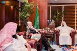 وزير الشؤون الإسلامية يلتقي رئيس مركز الدعوة الإسلامية بأمريكا اللاتينية