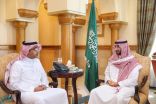 نائب أمير مكة يلتقي مدير عام فرع بنك التنمية الاجتماعية بمحافظة جدة
