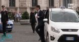 رئيس الوزراء الإيطالي يحضر لمقابلة رئيس الجمهورية مستقلا تاكسي