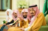 خادم الحرمين يستقبل أعضاء الأعلى للقضاء والمحكمة العليا والنيابة العامة وديوان المظالم ورؤساء المحاكم