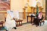 نائب أمير مكة يستقبل أمين الطائف المُعين حديثًا