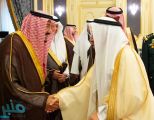 خادم الحرمين الشريفين يستقبل الأمراء والعلماء وجمعاً من المواطنين