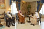 الأمير خالد الفيصل و نائبه يستقبلان الرئيس العام لهيئة الأمر بالمعروف والنهي عن المنكر