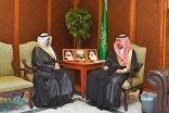 أمير مكة بالنيابة يستقبل رئيس فرع النيابة العامة بالمنطقة