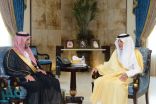 أمير مكة يستقبل محافظ هيئة الاتصالات وتقنية المعلومات .. ويطلع على خطط الهيئة بالمنطقة
