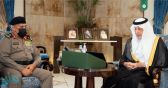 أمير مكة يستقبل اللواء العتيبي مدير شرطة المنطقة .. ويشكر جهود رجال الأمن