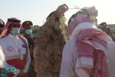 وصول 4 أسرى سودانيين و15 أسيراً سعودياً إلى قاعدة الملك سلمان الجوية بالرياض