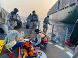 “حرس الحدود” يخلي بحاراً هندياً على متن سفينة في مياه البحر الأحمر