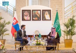 سمو وزير الخارجية يستقبل وزير الدفاع السلوفاكي ويوقعان اتفاقية تعاون عامة بين البلدين