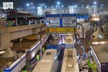 ضيوف الرحمن يتوافدون على مشعر منى لرمي جمرة العقبة