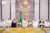 نيابة عن خادم الحرمين الشريفين.. سمو ولي العهد يستقبل في الديوان الملكي بقصر منى المهنئين بعيد الأضحى المبارك