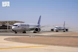 طيران الرياض يعلن وصول أول طائرتين في أسطوله الجديد من طراز بوينج 787-9 دريملاينر إلى مطار الملك خالد الدولي مخصصتين للرحلات التجارية