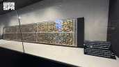 لوحة نادرة فوق باب الكعبة المشرفة تروي فصولًا من تاريخ العمارة الإسلامية في معرض عمارة الحرمين الشريفين