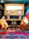 ولي عهد مملكة البحرين يستقبل سمو وزير الخارجية ووزراء خارجية وممثلي الدول المشاركة في الاجتماع الوزاري لمجلس التعاون