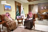محافظ جدة يستقبل المدير التنفيذي لفرع “هيئة المساحة الجيومكانية” بمنطقة مكة المكرمة