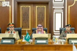مساعد وزير الداخلية ووكيل وزارة الداخلية بدولة قطر يرأسان الاجتماع السادس لفريق عمل اللجنة الأمنية والعسكرية المنبثقة عن مجلس التنسيق السعودي القطري