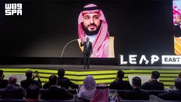 السواحه خلال افتتاح LEAP East: المملكة مركز عالمي لربط منظومة الذكاء الاصطناعي بين الشرق والغرب