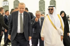 رئيس جمهورية تركيا يغادر جدة
