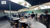 المطبخ المركزي التابع لمركز الملك سلمان للإغاثة يوزع (25,000) وجبة غذائية ساخنة في قطاع غزة