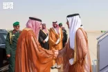رئيس مجلس الوزراء وزير خارجية قطر يصل إلى الرياض