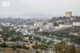 أمطار على منطقة الباحة